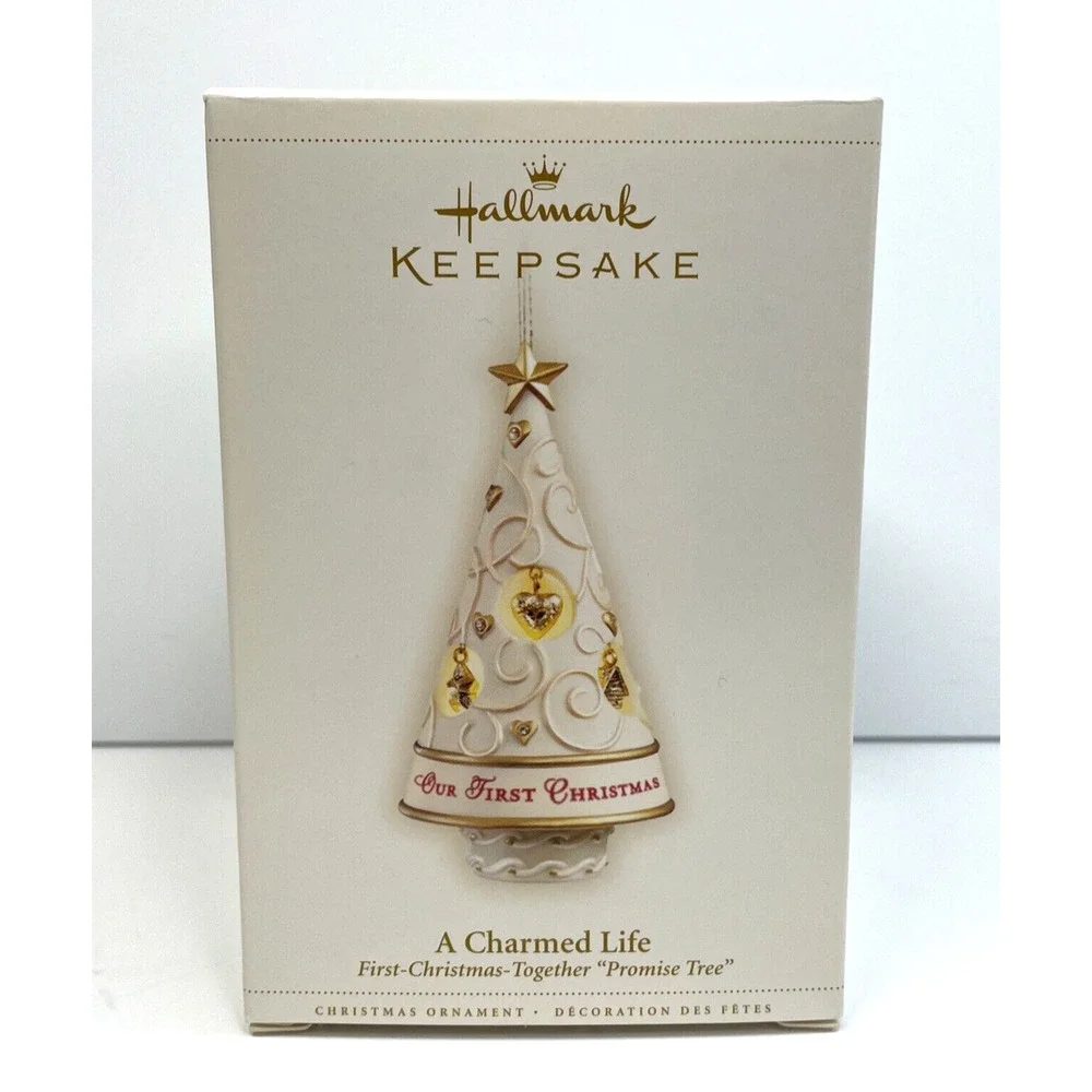 2006 Hallmark Christmas Ornament A Charmed Life First Christmas Together - NMIB